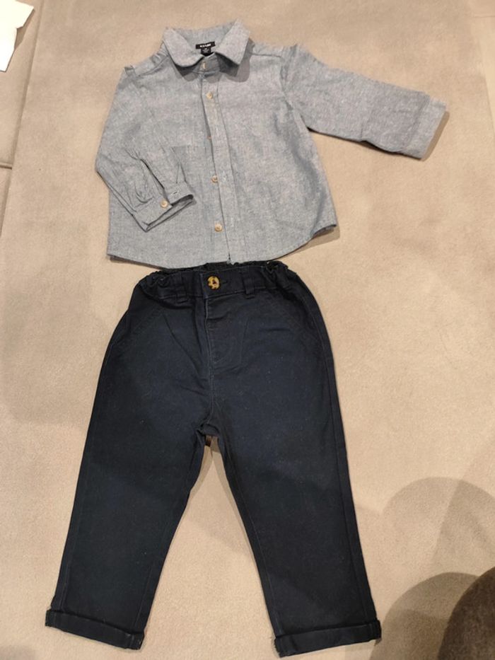 Ensemble chino chemise