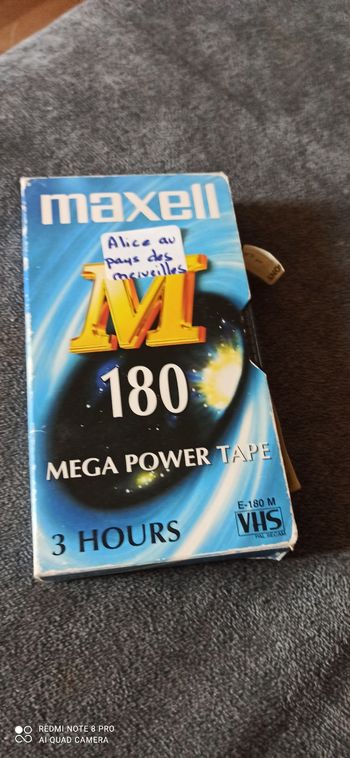 Cassette video Alice au pays Des merveilles