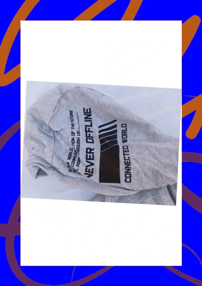 Sweat zippé à capuche 16 ans/S Kiabi - photo numéro 4