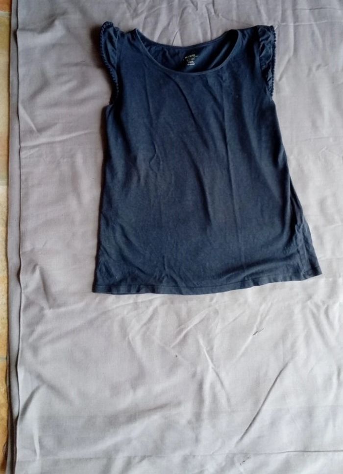 T.shirt manches courtes bleu marine 12 ans