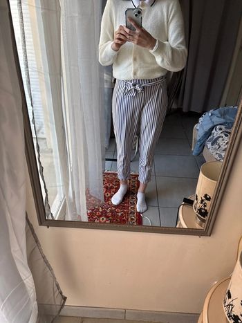 Pantalon à rayure