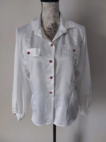 Chemise blanche "Brigitte Saget"