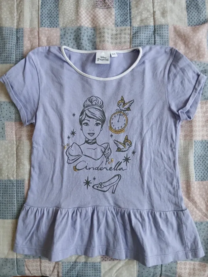T-shirt Cendrillon 5 ans