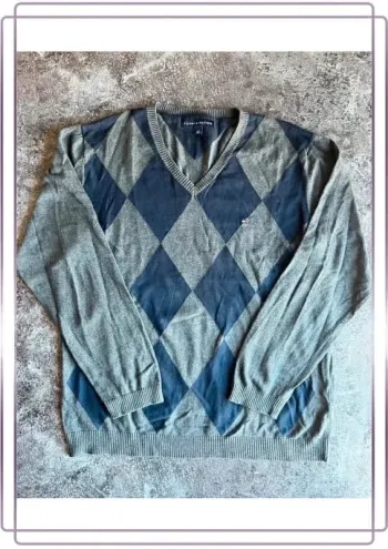 Pull homme Tommy Hilfiger L - Sweater men - Herrenpullover - Maglione uomo