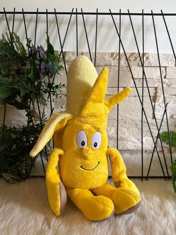 Peluche Banane Vintage - TBE