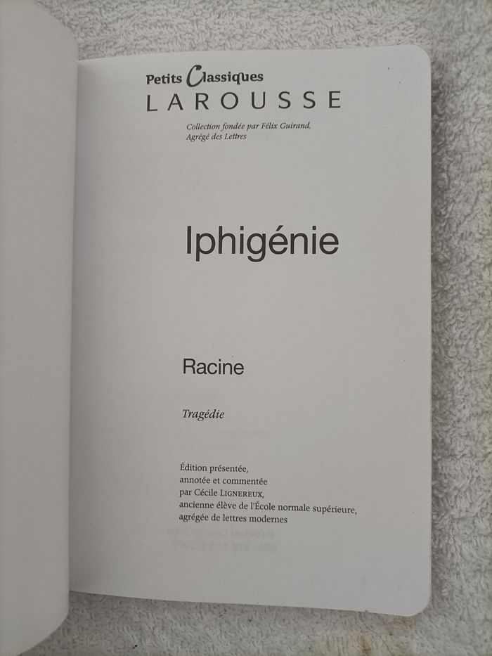 Iphigénie – Racine – Larousse Petit Classique - photo numéro 3