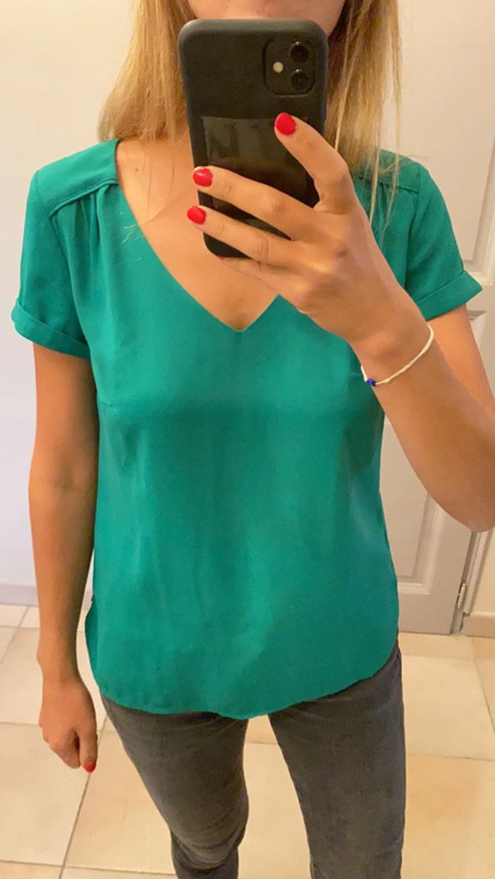 Blouse verte