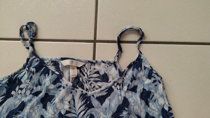 Top / débardeur tons bleu H&M taille 36 - photo numéro 4