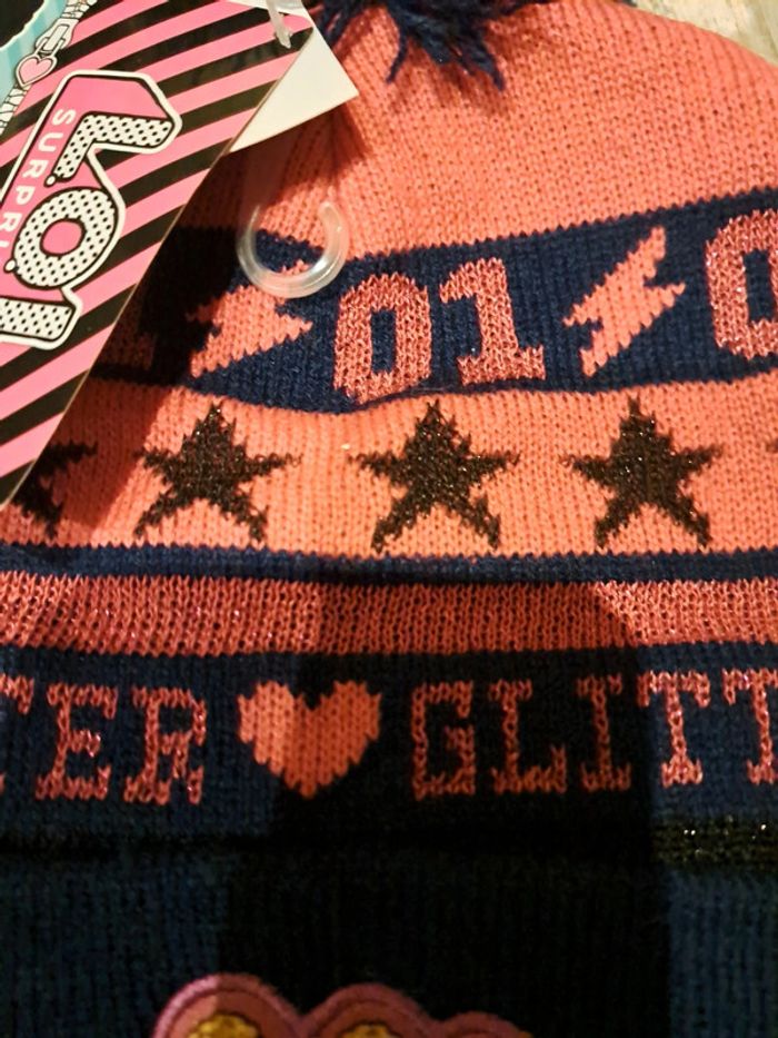 Bonnet LOL pailletée - photo numéro 3