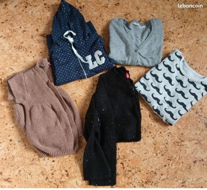 Gilets et pull 8ans