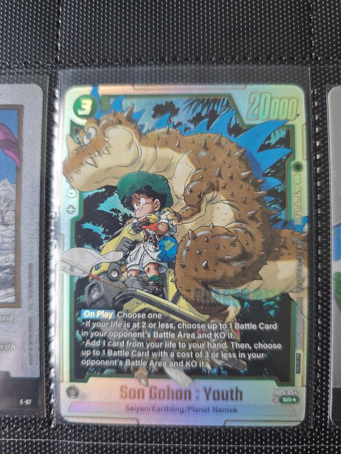 Carte dragon ball fusion world manga booster SB02 promo