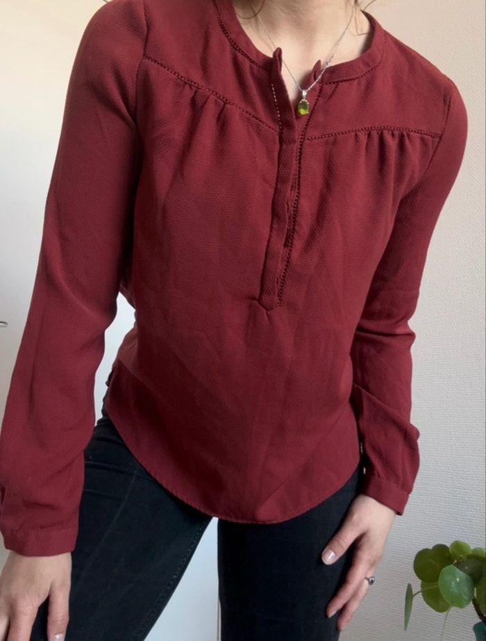 Blouse promod rouille - photo numéro 2