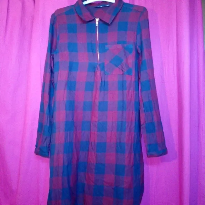 Robe chemise femme fêtes Noël soirée
