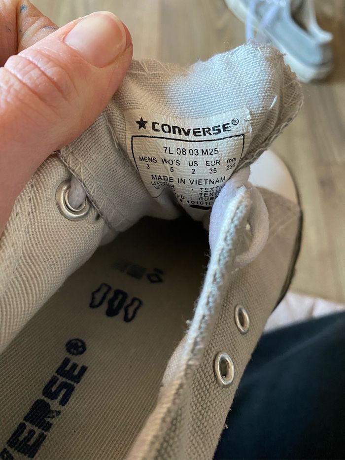 Baskets basses fille T35 grises - photo numéro 6