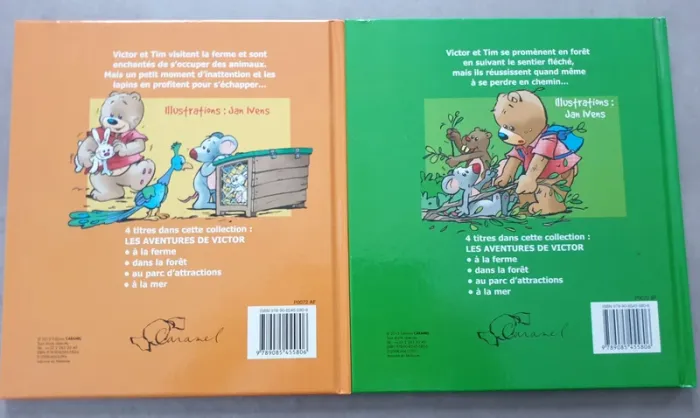 Lot 2 livres Les aventures de Victor - photo numéro 2