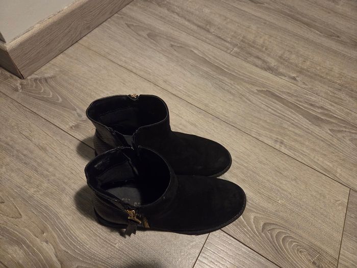 Bottines  bi matiere - photo numéro 2