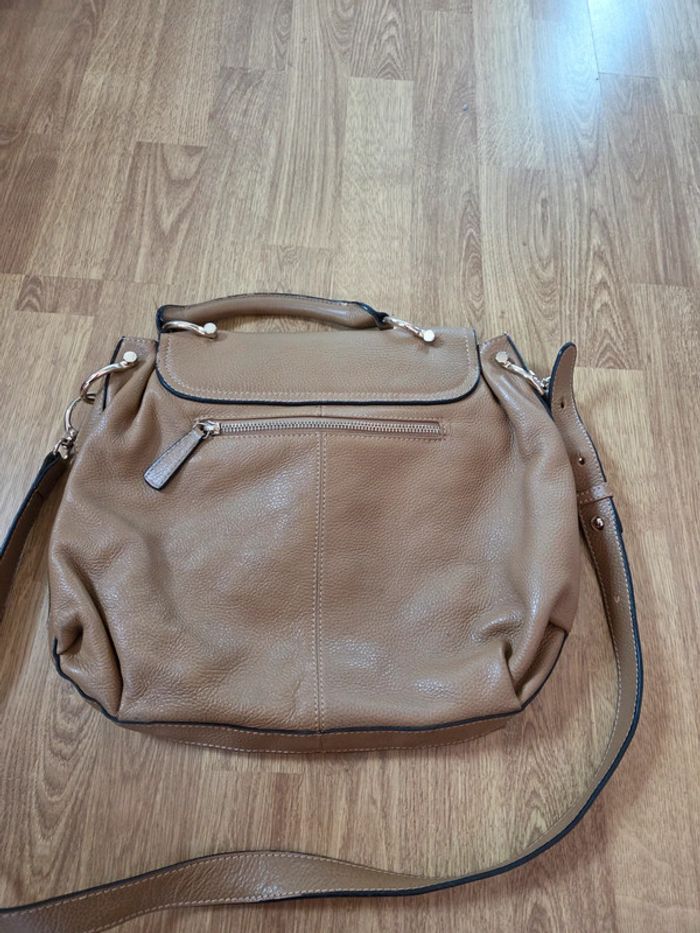 Sac à main bandoulière en cuir - photo numéro 2