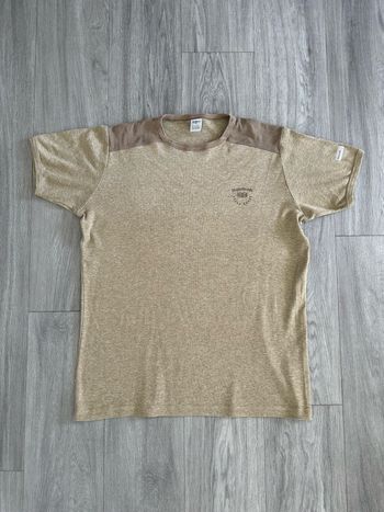T-shirt moucheté beige et marron Reebok Vintage T3XL