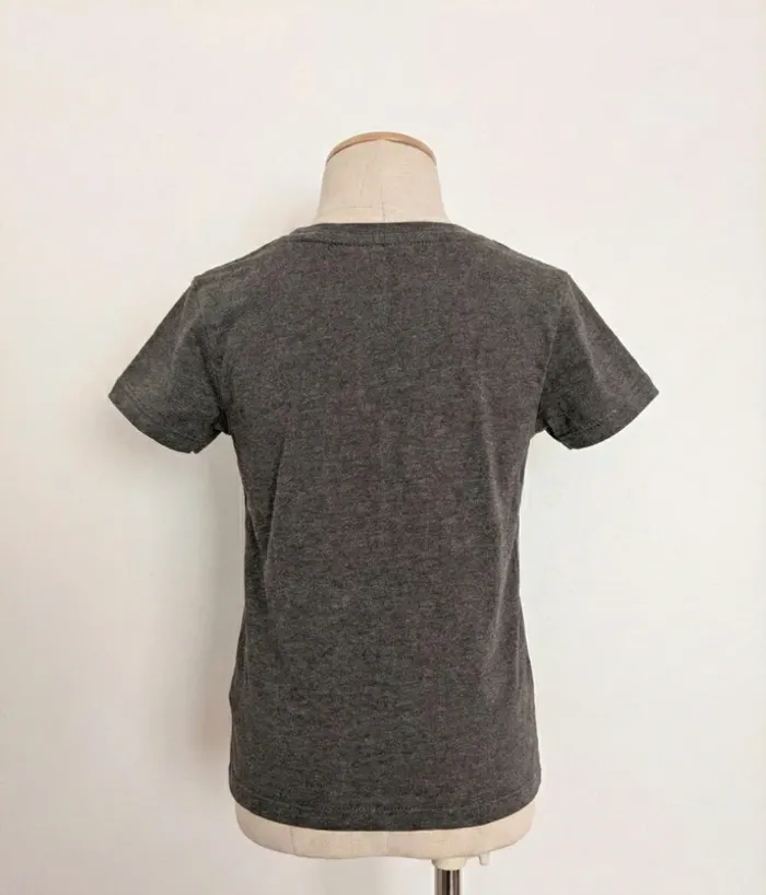 T-shirt gris motif Moto Cross "Racing" - Tex Basic - 4/5 ans - photo numéro 2