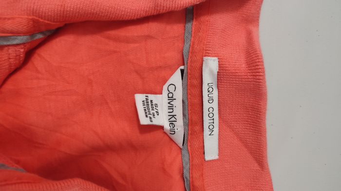 Vêtement Homme Polo orange Calvin Klein taille S #RETROSTREET - photo numéro 4