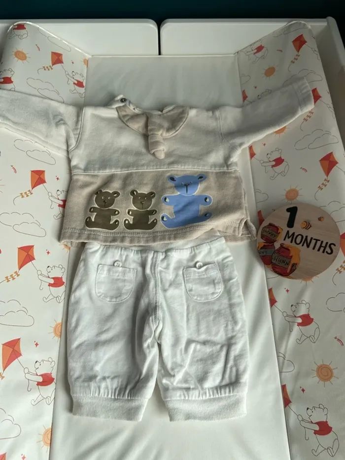 Tenue taille 1 mois ourson - photo numéro 3