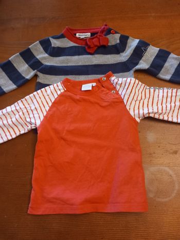 Tee-shirt manches longues avec pull