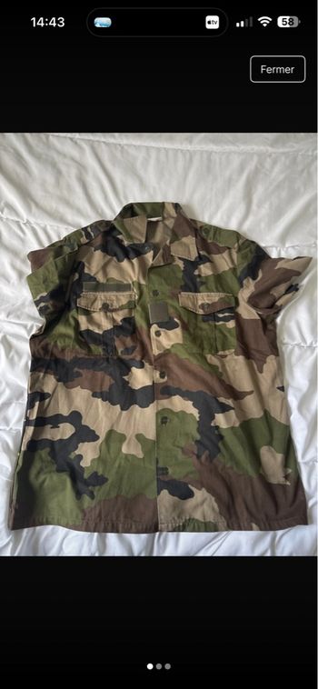 Chemise militaire 