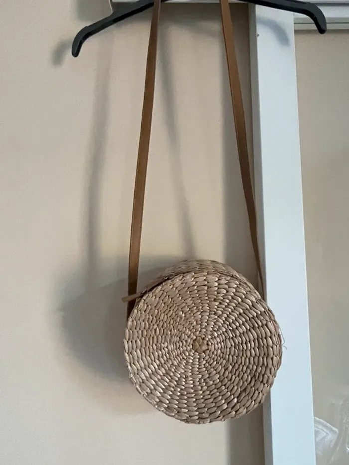 Sac paille rond