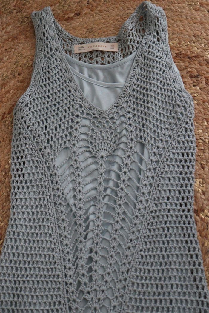 Robe  crochet Zara - photo numéro 2