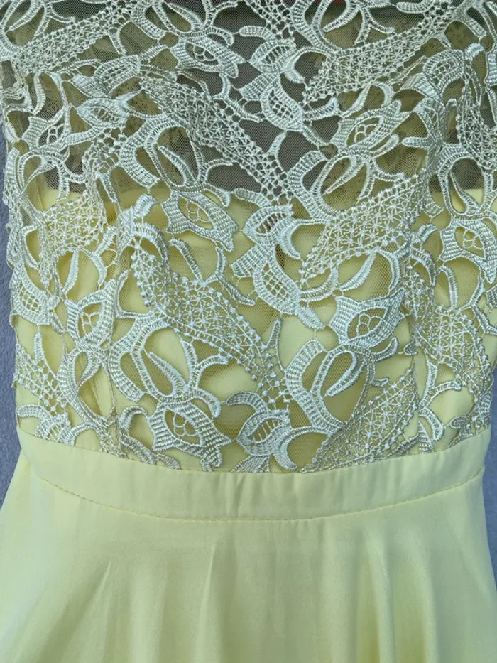 Robe cérémonie jaune - photo numéro 4