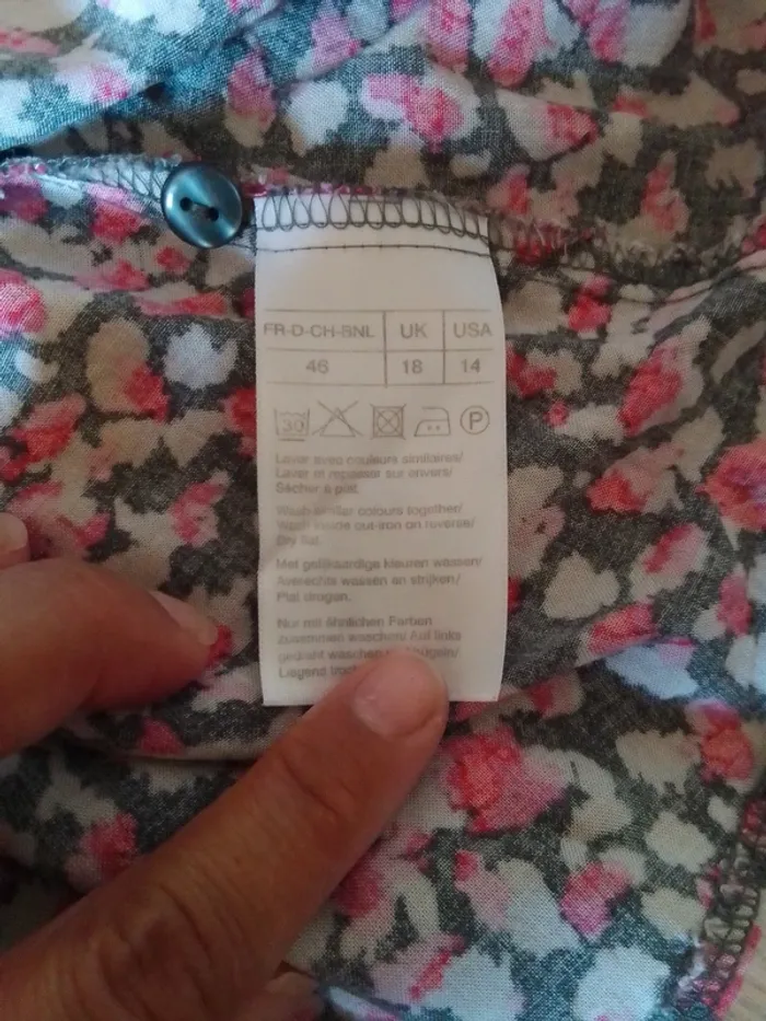 Robe Damart femme 46 grise rose - photo numéro 6