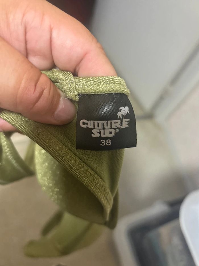 Haut de maillot de bain taille 38 marque culture sud - photo numéro 4