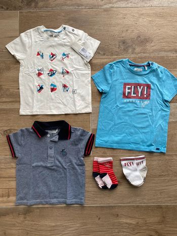 3 hauts IKKS 18 mois 81cm