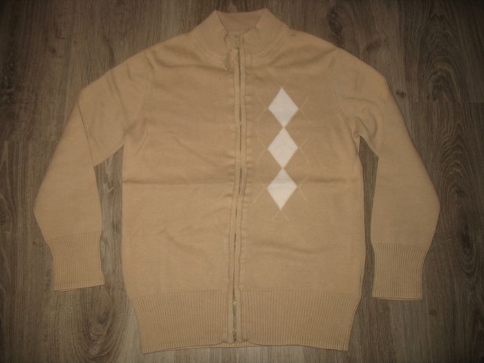 GILET FIN BEIGE GARÇON "ORCHESTRA" - 10 ANS - n°02 - photo numéro 2