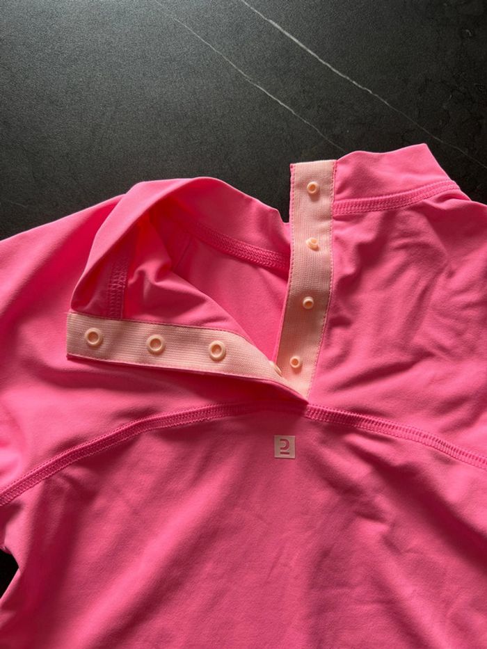 T-shirt UV rose fluo neuf - photo numéro 5