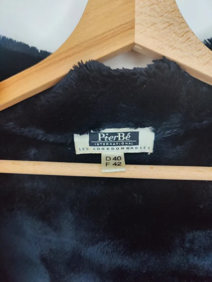 Manteau vintage PierBé effet peau retournée T.42 - photo numéro 13