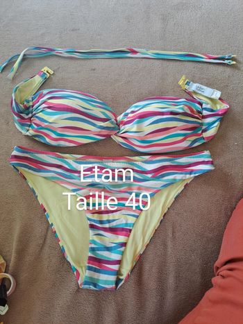 Maillot de bain etam taille 40