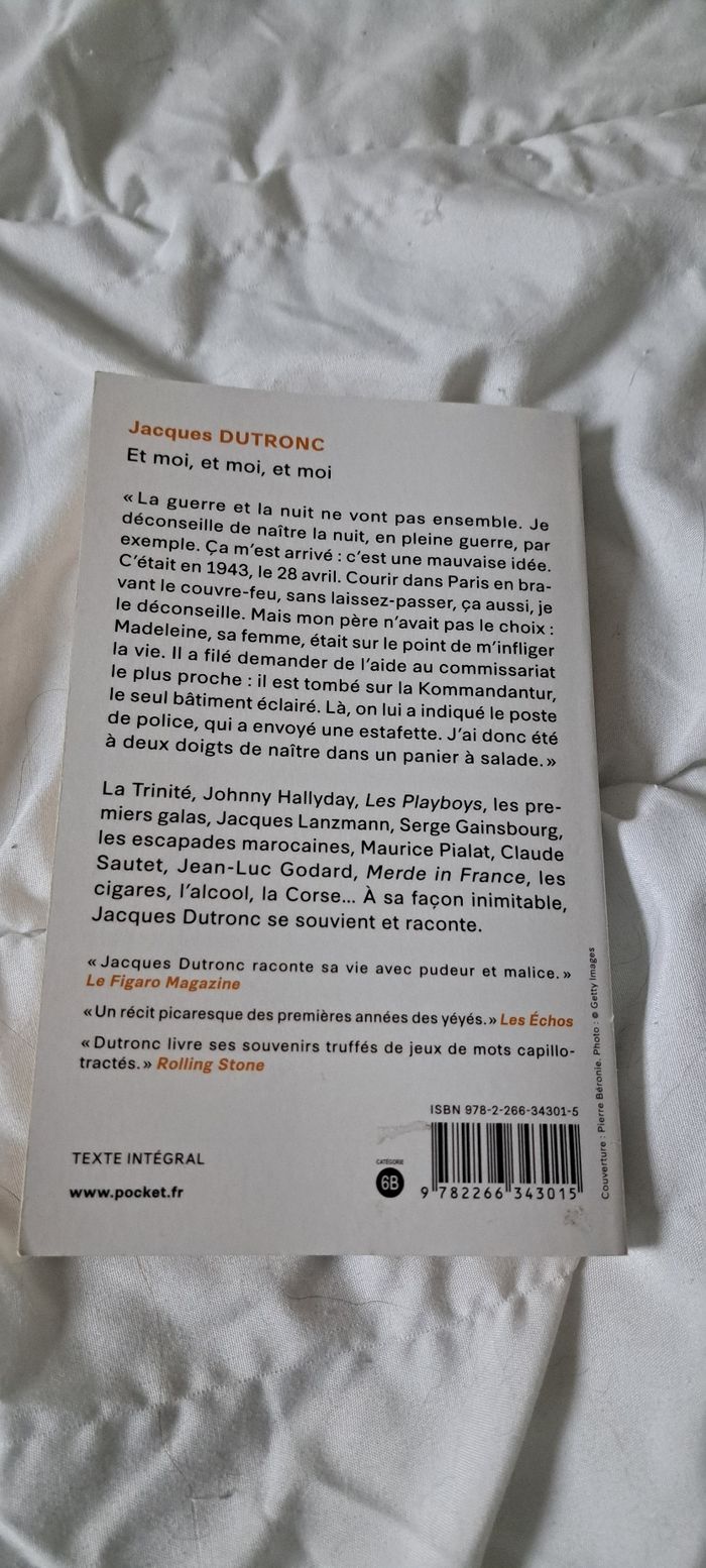 Livre Jacques dutronc - photo numéro 2