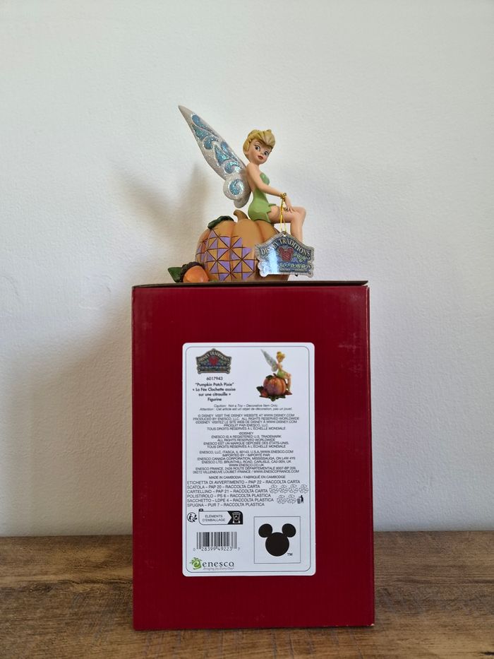 Figurine Fée Clochette Sur La Citrouille - Disney Traditions - photo numéro 2
