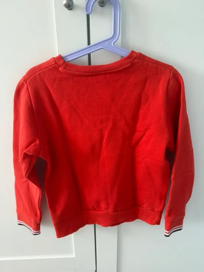 Sweat Cyrillus 6 ans rouge - photo numéro 2