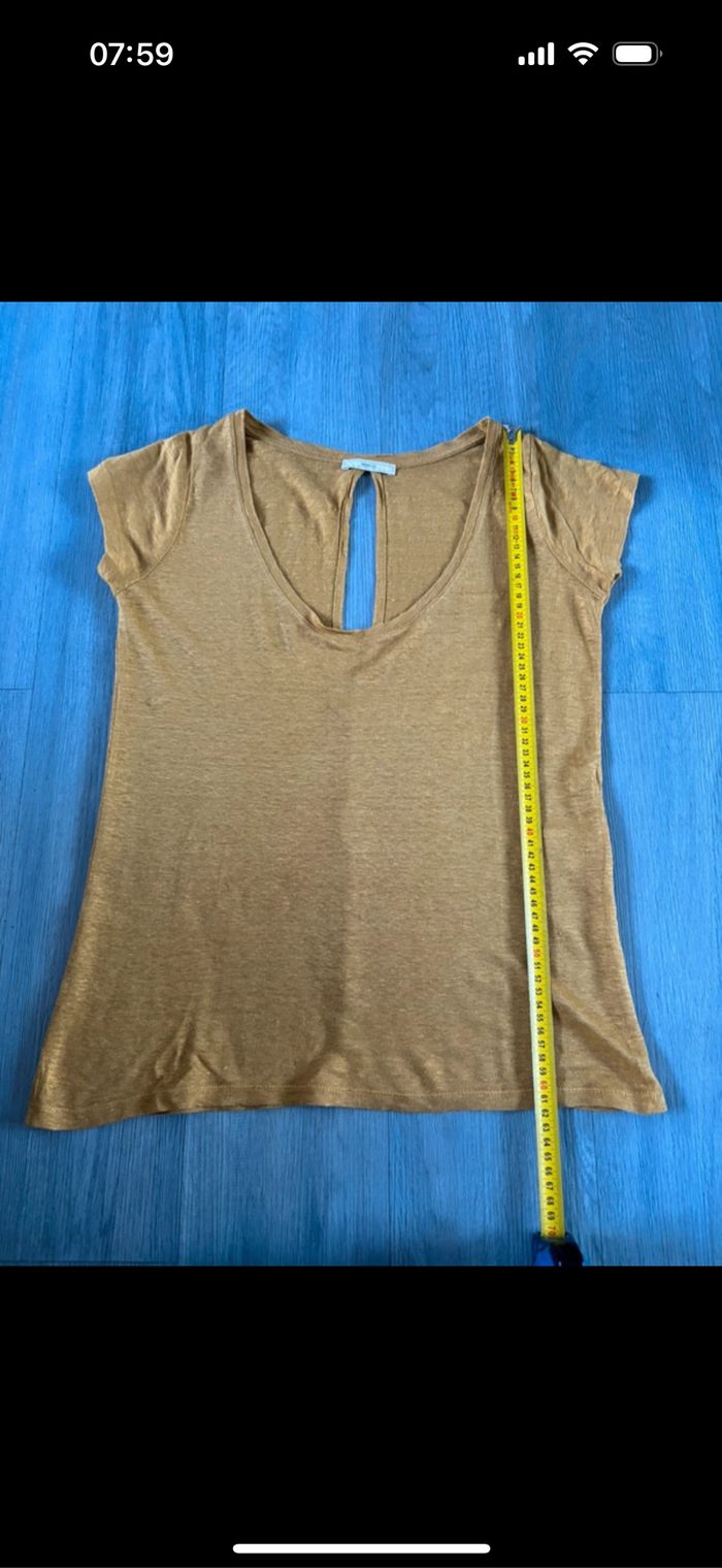 Tee shirt en lin sessùn taille XS - photo numéro 8