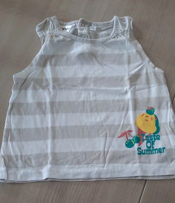 Débardeur à rayures 23 mois