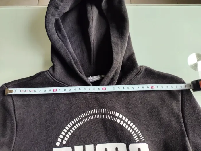 🖤🧥 Sweat à capuche Puma noir garçon – Taille 10-11 ans – Bon état - photo numéro 6