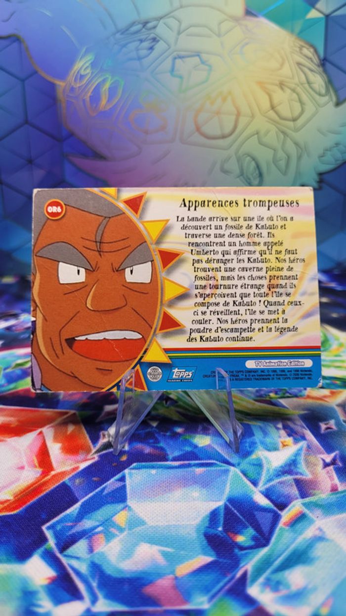 Carte Pokémon Topps OR6 "Apparence trompeuse" - photo numéro 2