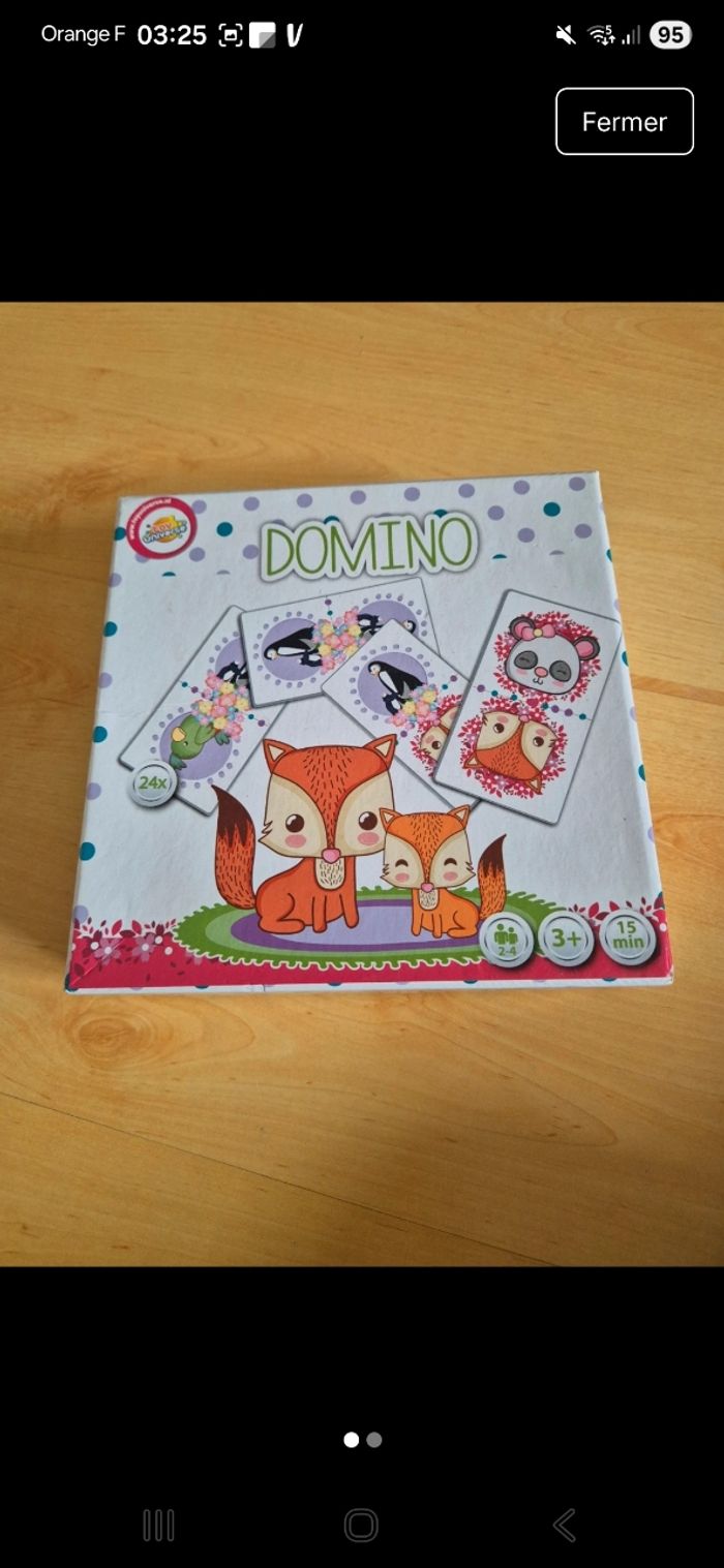Domino animaux