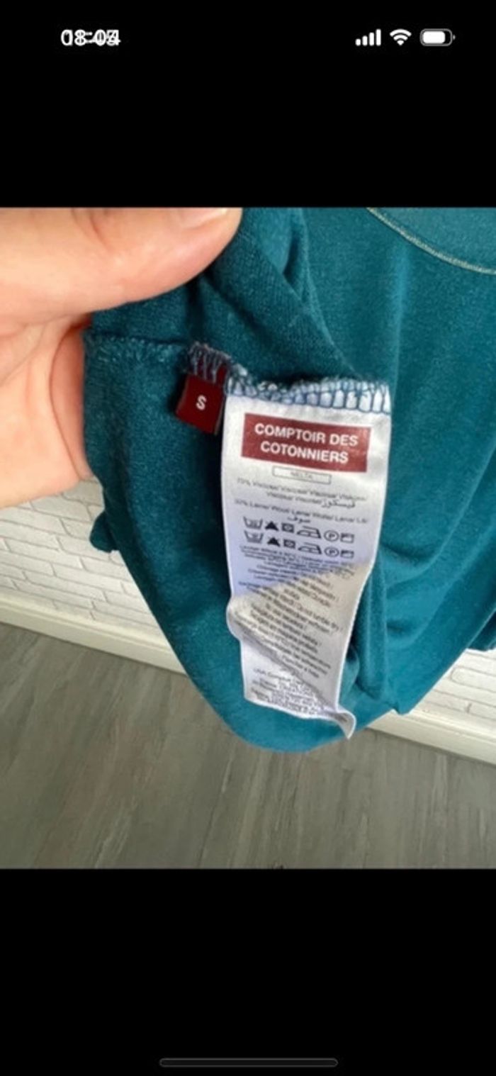 Pull fin tee shirt Comptoir Des Cotonniers taille S - photo numéro 3