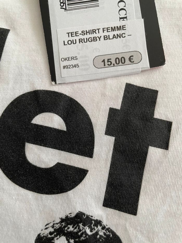 2 t-shirt Lou rugby Lionel Nallet taille S - photo numéro 5