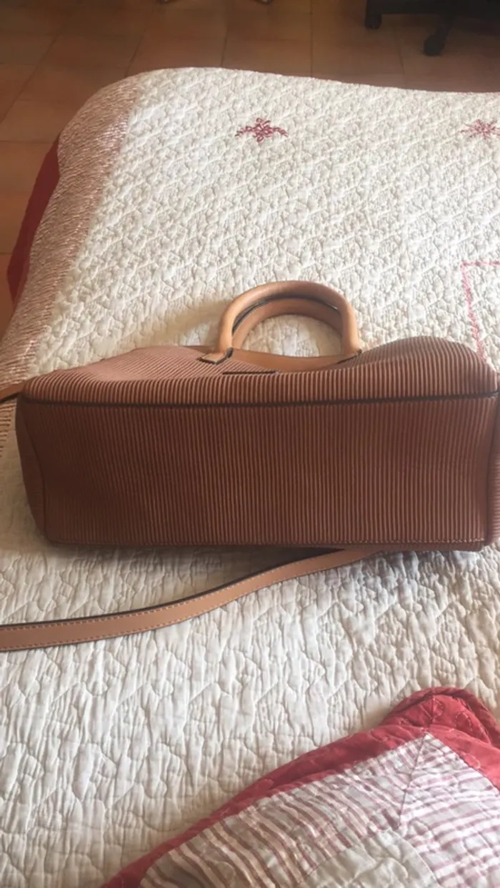 Sac à main marron avec bandoulière Dalery - photo numéro 4