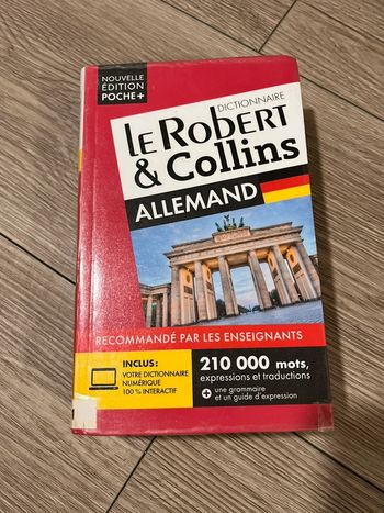 Dictionnaire de poche Le Robert & Collins Allemand