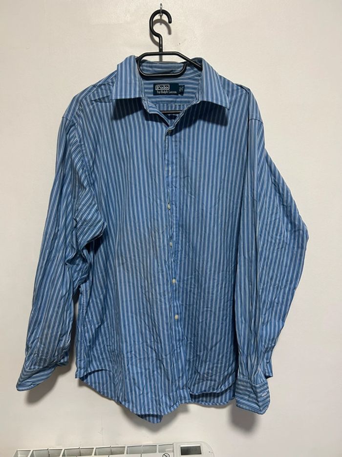 Magnifique chemise oversize à rayures • Ralph Lauren • Taille L